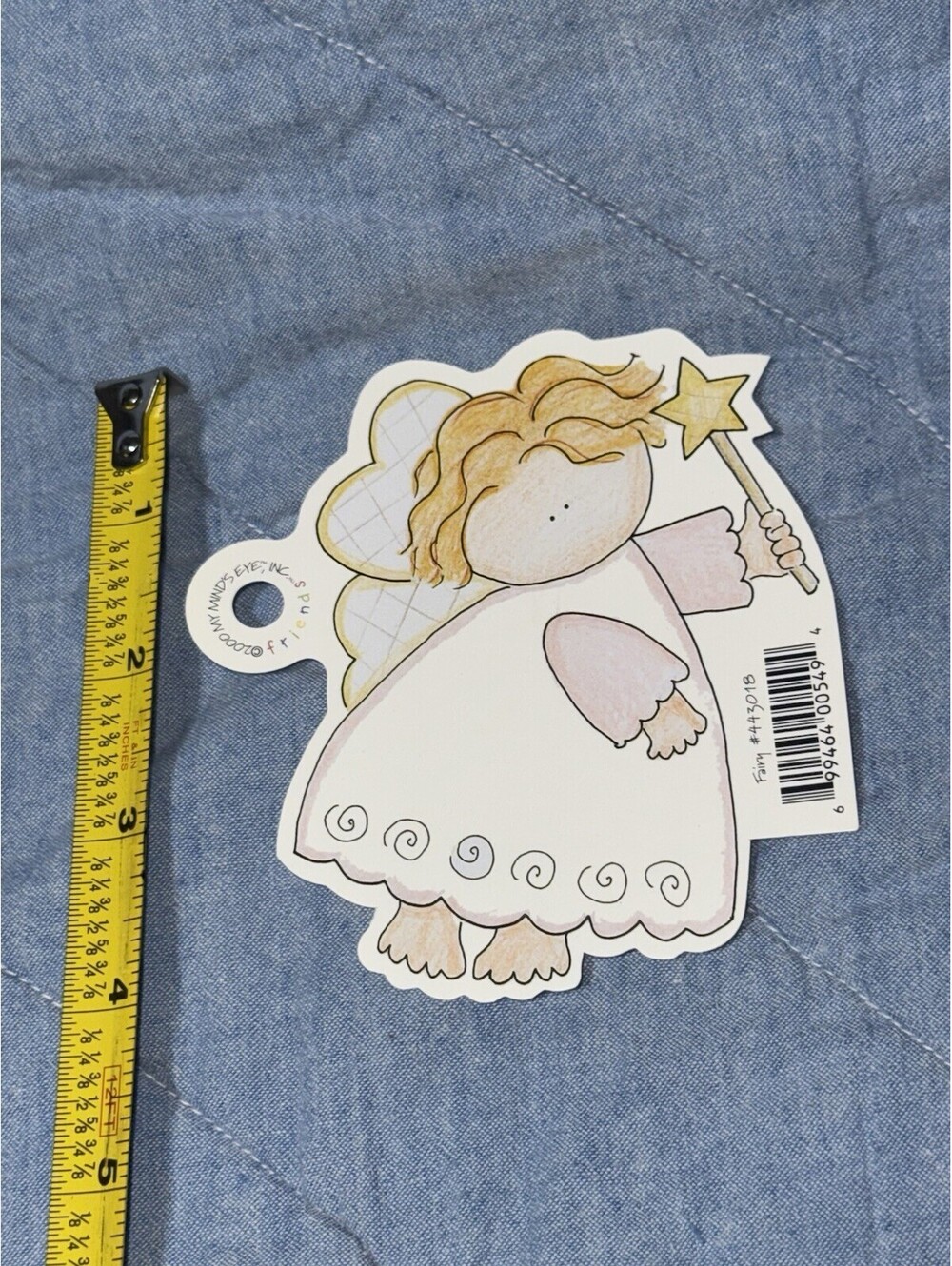 🎅🏻 Scrapbook Die Cut Friends My Minds Eye Fairy # 443018 Year 2000 Rare